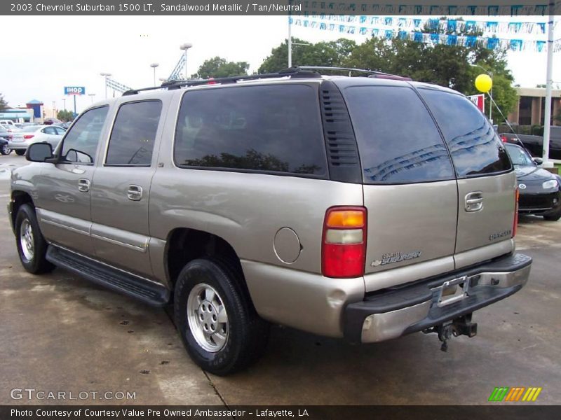 Sandalwood Metallic / Tan/Neutral 2003 Chevrolet Suburban 1500 LT