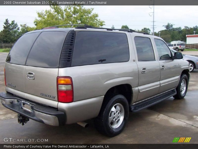 Sandalwood Metallic / Tan/Neutral 2003 Chevrolet Suburban 1500 LT
