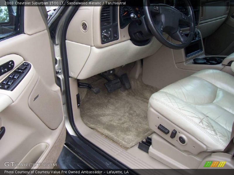 Sandalwood Metallic / Tan/Neutral 2003 Chevrolet Suburban 1500 LT