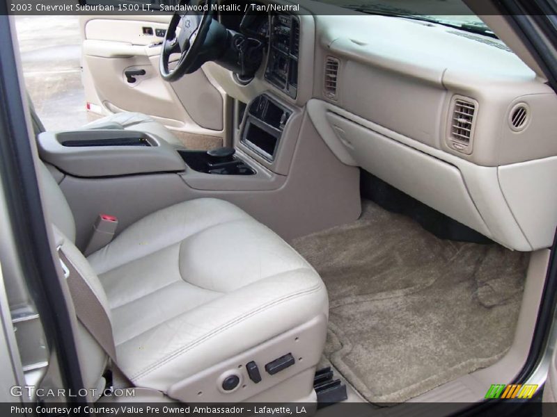 Sandalwood Metallic / Tan/Neutral 2003 Chevrolet Suburban 1500 LT