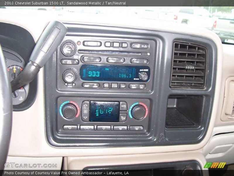 Sandalwood Metallic / Tan/Neutral 2003 Chevrolet Suburban 1500 LT