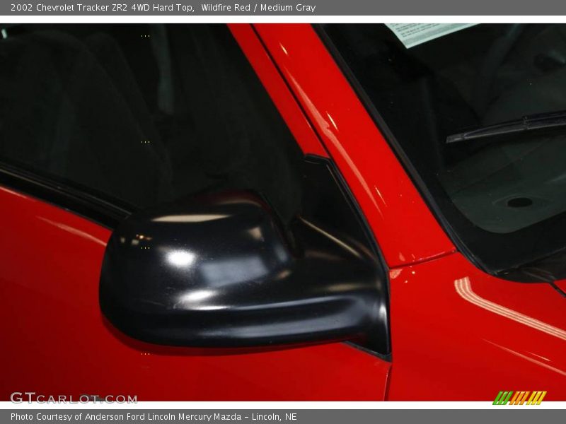 Wildfire Red / Medium Gray 2002 Chevrolet Tracker ZR2 4WD Hard Top