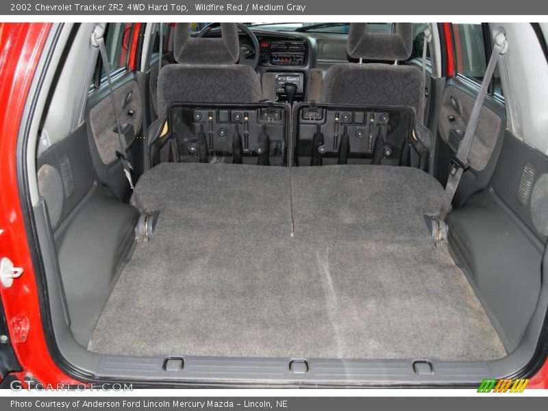 Wildfire Red / Medium Gray 2002 Chevrolet Tracker ZR2 4WD Hard Top
