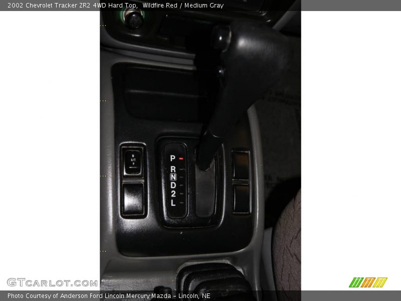 Wildfire Red / Medium Gray 2002 Chevrolet Tracker ZR2 4WD Hard Top