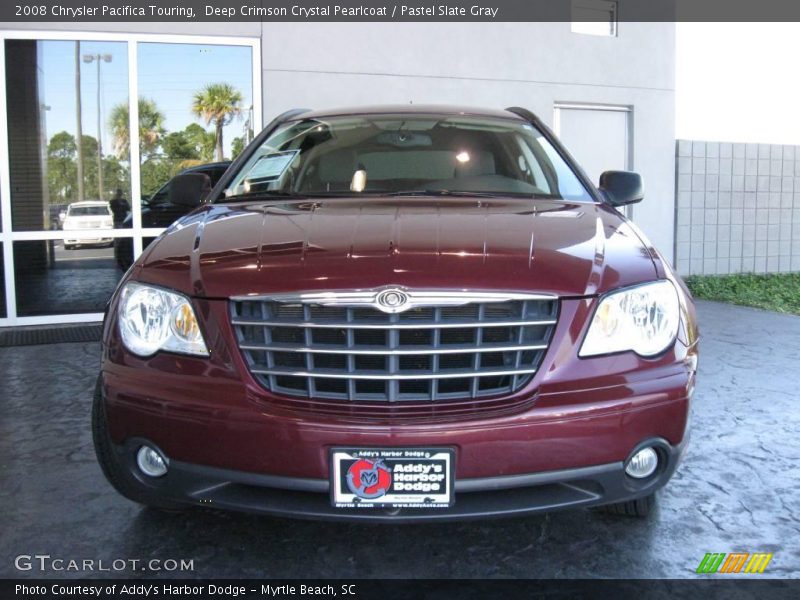 Deep Crimson Crystal Pearlcoat / Pastel Slate Gray 2008 Chrysler Pacifica Touring