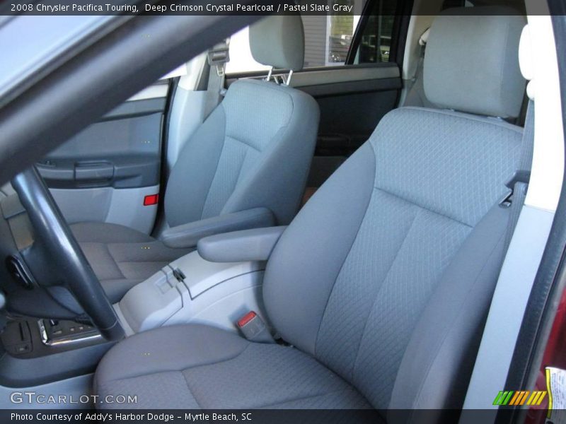 Deep Crimson Crystal Pearlcoat / Pastel Slate Gray 2008 Chrysler Pacifica Touring