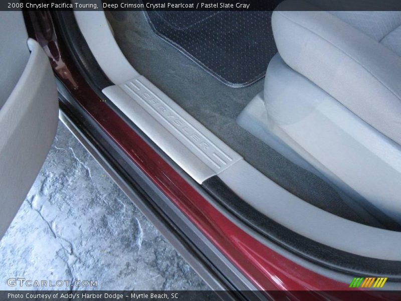 Deep Crimson Crystal Pearlcoat / Pastel Slate Gray 2008 Chrysler Pacifica Touring