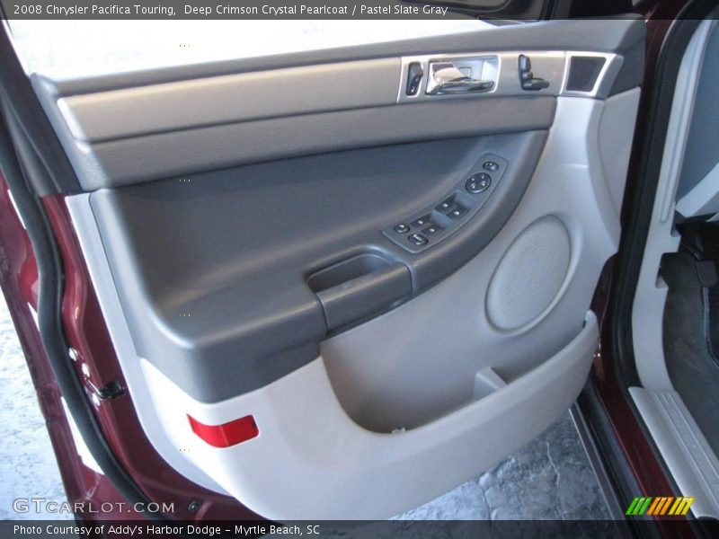 Deep Crimson Crystal Pearlcoat / Pastel Slate Gray 2008 Chrysler Pacifica Touring