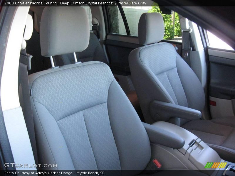 Deep Crimson Crystal Pearlcoat / Pastel Slate Gray 2008 Chrysler Pacifica Touring