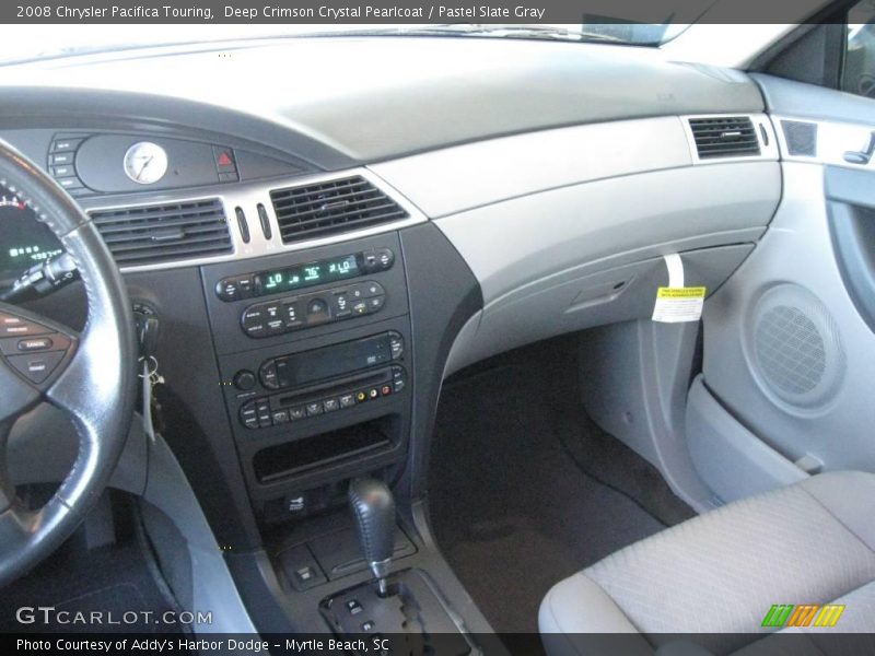 Deep Crimson Crystal Pearlcoat / Pastel Slate Gray 2008 Chrysler Pacifica Touring