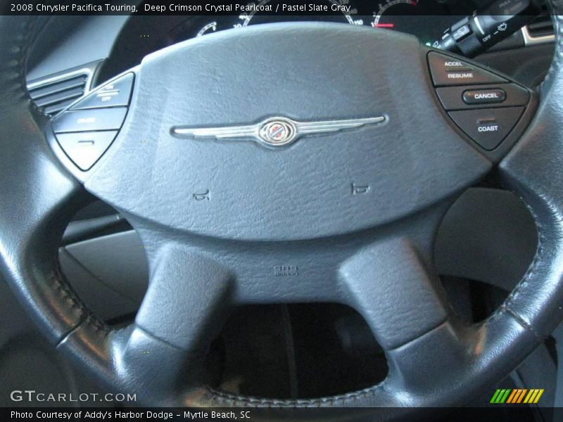 Deep Crimson Crystal Pearlcoat / Pastel Slate Gray 2008 Chrysler Pacifica Touring