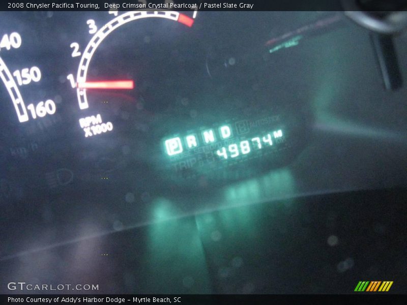 Deep Crimson Crystal Pearlcoat / Pastel Slate Gray 2008 Chrysler Pacifica Touring