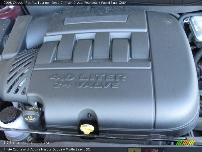 Deep Crimson Crystal Pearlcoat / Pastel Slate Gray 2008 Chrysler Pacifica Touring