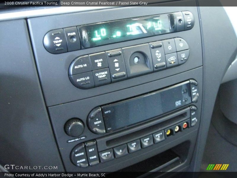 Deep Crimson Crystal Pearlcoat / Pastel Slate Gray 2008 Chrysler Pacifica Touring