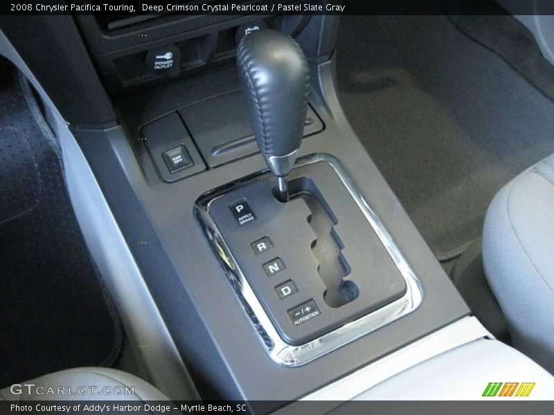 Deep Crimson Crystal Pearlcoat / Pastel Slate Gray 2008 Chrysler Pacifica Touring
