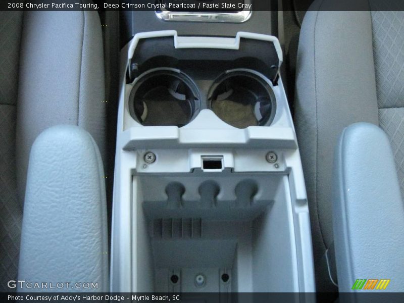 Deep Crimson Crystal Pearlcoat / Pastel Slate Gray 2008 Chrysler Pacifica Touring