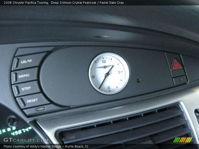 Deep Crimson Crystal Pearlcoat / Pastel Slate Gray 2008 Chrysler Pacifica Touring