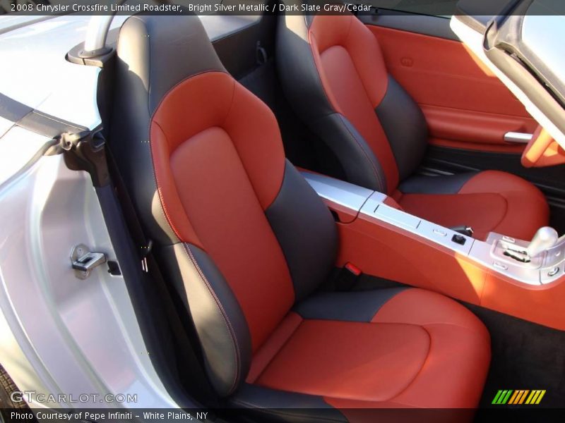 Bright Silver Metallic / Dark Slate Gray/Cedar 2008 Chrysler Crossfire Limited Roadster