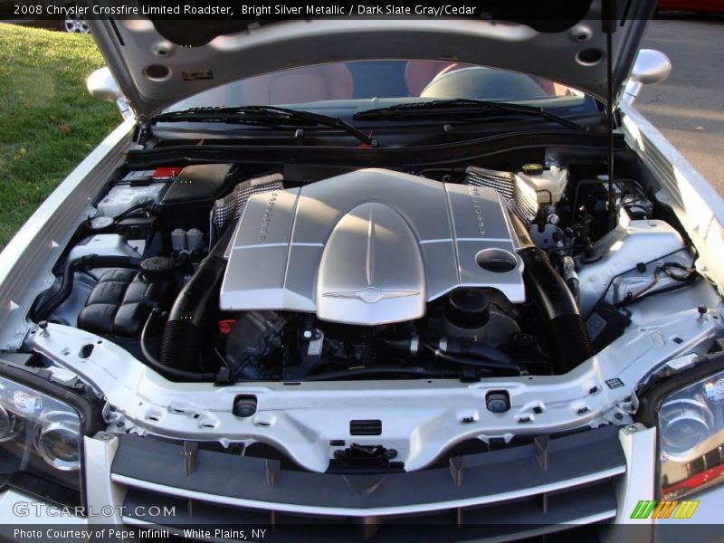 Bright Silver Metallic / Dark Slate Gray/Cedar 2008 Chrysler Crossfire Limited Roadster