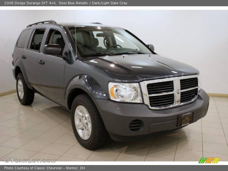 Steel Blue Metallic / Dark/Light Slate Gray 2008 Dodge Durango SXT 4x4
