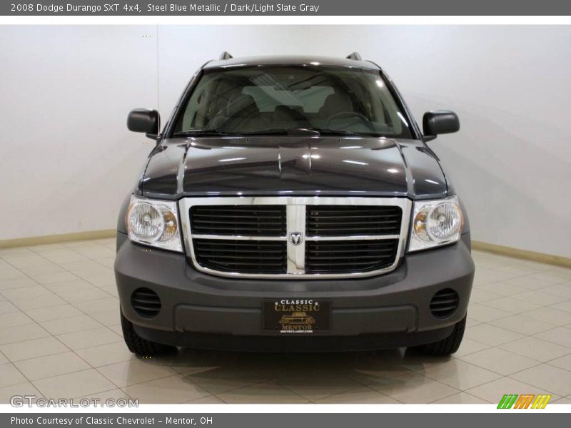 Steel Blue Metallic / Dark/Light Slate Gray 2008 Dodge Durango SXT 4x4