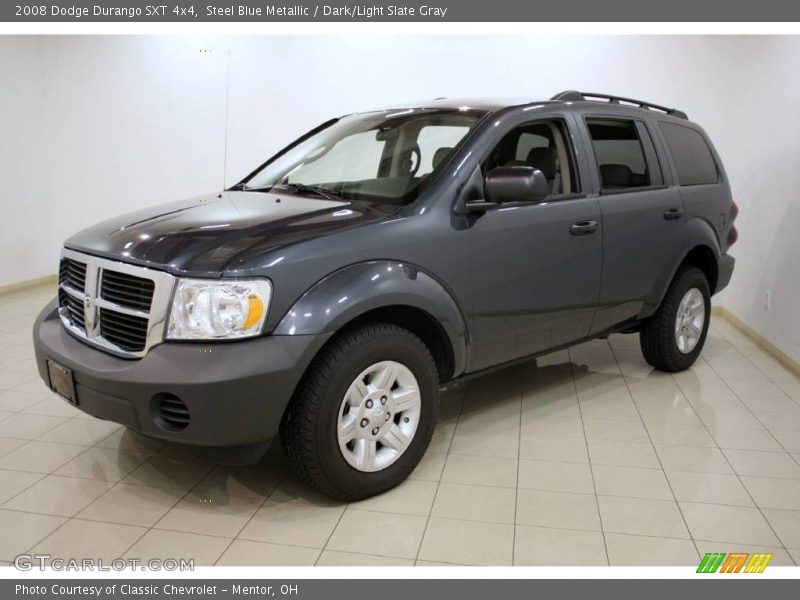 Steel Blue Metallic / Dark/Light Slate Gray 2008 Dodge Durango SXT 4x4