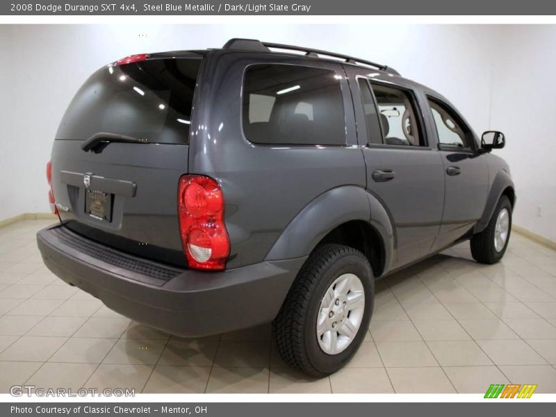 Steel Blue Metallic / Dark/Light Slate Gray 2008 Dodge Durango SXT 4x4