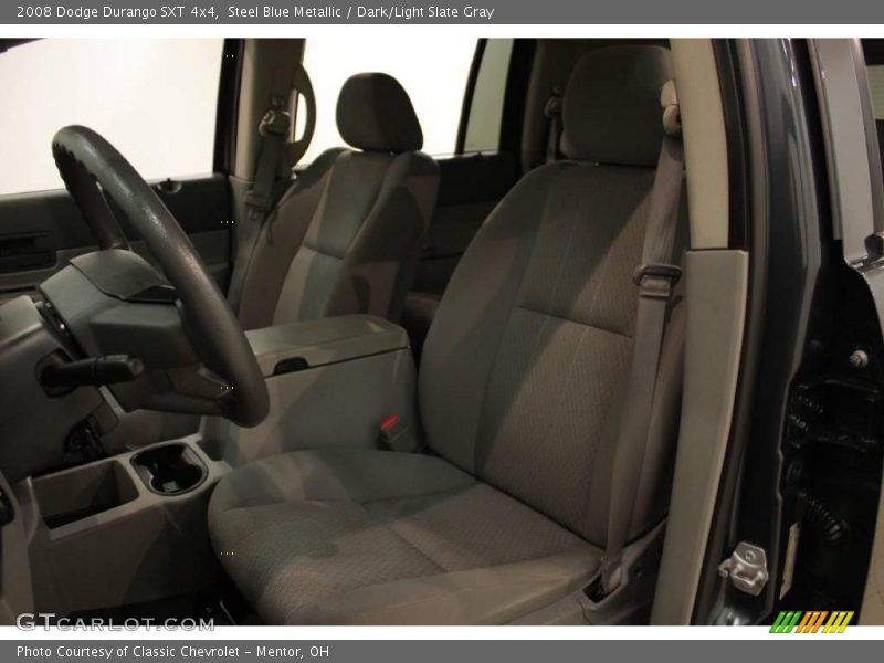 Steel Blue Metallic / Dark/Light Slate Gray 2008 Dodge Durango SXT 4x4