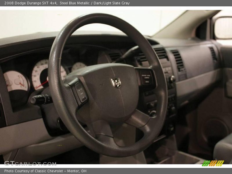 Steel Blue Metallic / Dark/Light Slate Gray 2008 Dodge Durango SXT 4x4