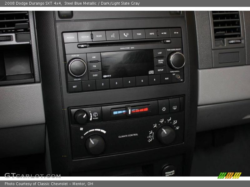 Steel Blue Metallic / Dark/Light Slate Gray 2008 Dodge Durango SXT 4x4