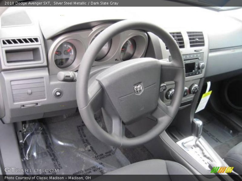 Silver Steel Metallic / Dark Slate Gray 2010 Dodge Avenger SXT