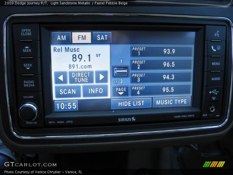 Light Sandstone Metallic / Pastel Pebble Beige 2009 Dodge Journey R/T