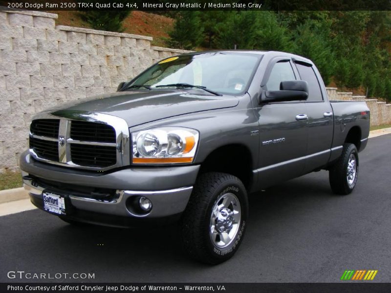 Mineral Gray Metallic / Medium Slate Gray 2006 Dodge Ram 2500 TRX4 Quad Cab 4x4