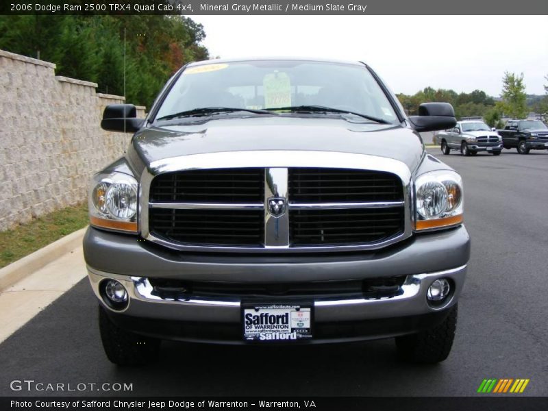 Mineral Gray Metallic / Medium Slate Gray 2006 Dodge Ram 2500 TRX4 Quad Cab 4x4
