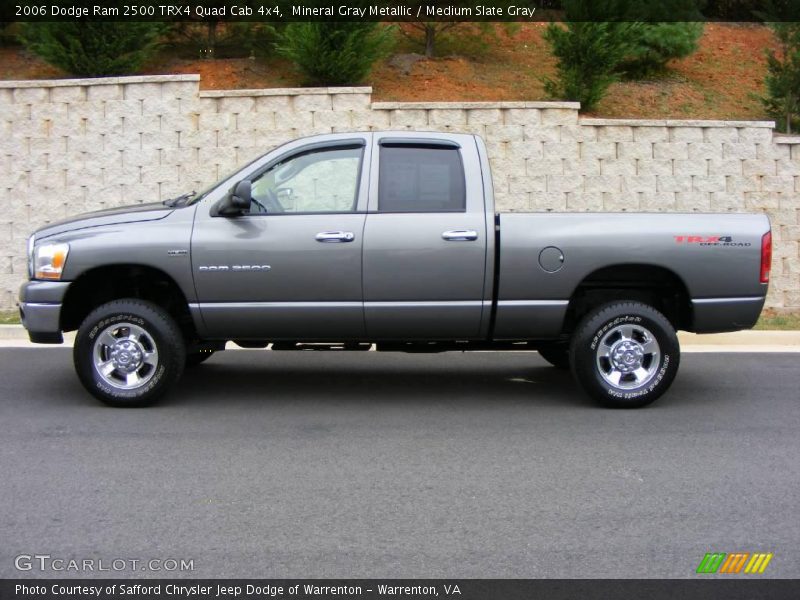 Mineral Gray Metallic / Medium Slate Gray 2006 Dodge Ram 2500 TRX4 Quad Cab 4x4