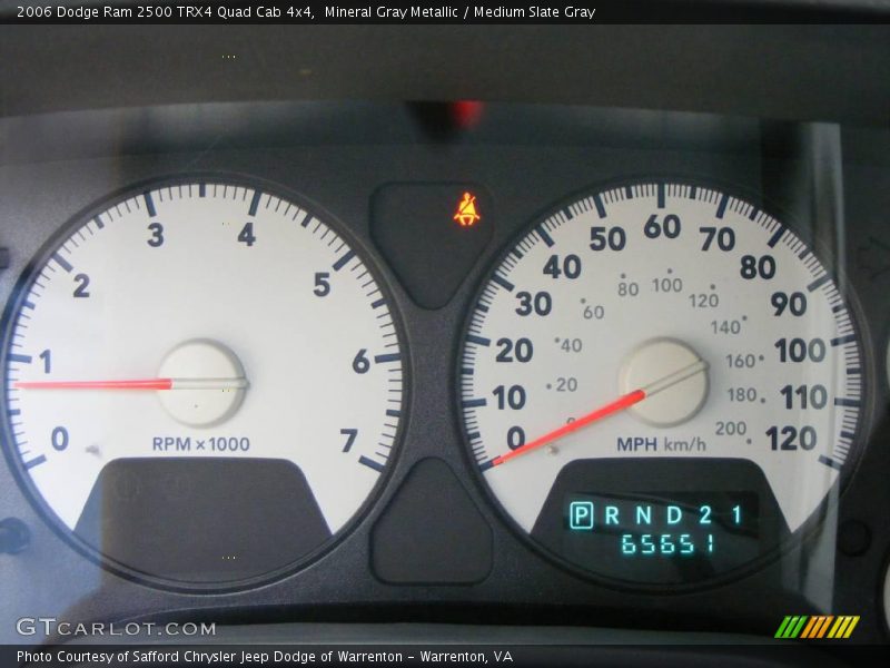Mineral Gray Metallic / Medium Slate Gray 2006 Dodge Ram 2500 TRX4 Quad Cab 4x4