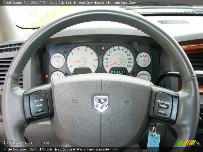 Mineral Gray Metallic / Medium Slate Gray 2006 Dodge Ram 2500 TRX4 Quad Cab 4x4