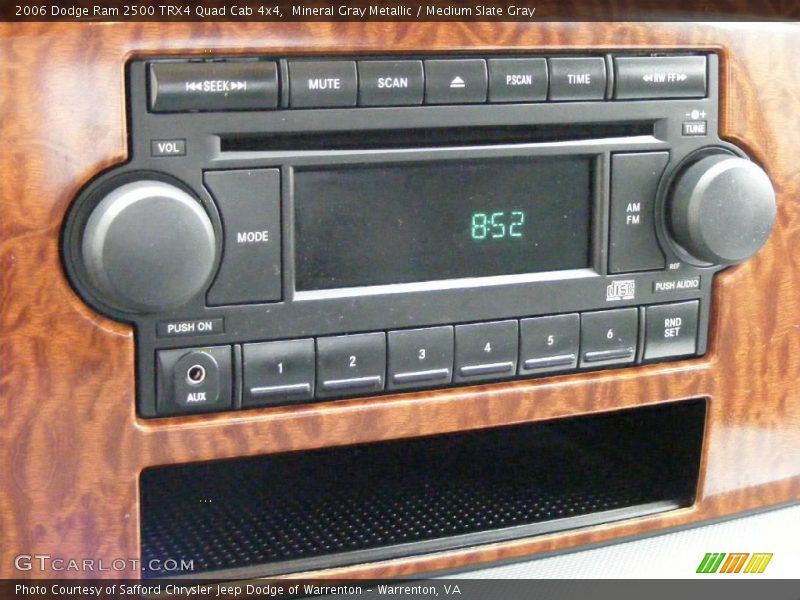 Mineral Gray Metallic / Medium Slate Gray 2006 Dodge Ram 2500 TRX4 Quad Cab 4x4