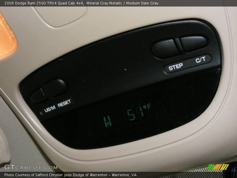 Mineral Gray Metallic / Medium Slate Gray 2006 Dodge Ram 2500 TRX4 Quad Cab 4x4