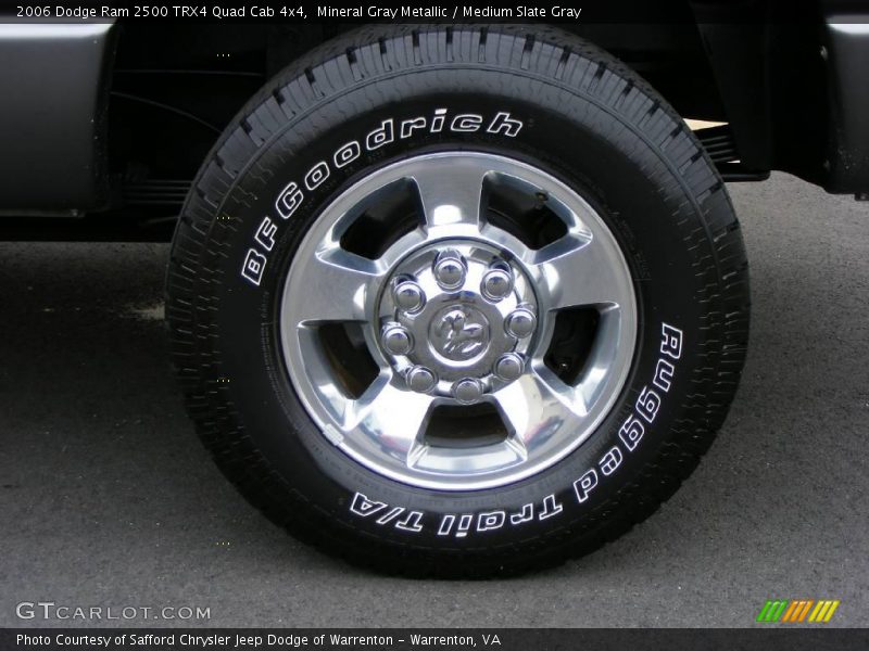 Mineral Gray Metallic / Medium Slate Gray 2006 Dodge Ram 2500 TRX4 Quad Cab 4x4