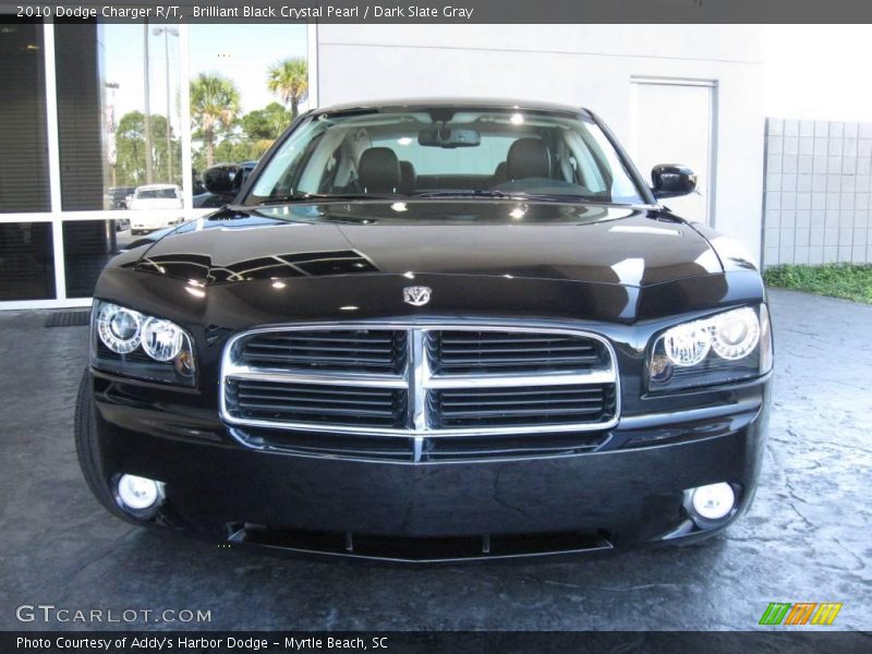 Brilliant Black Crystal Pearl / Dark Slate Gray 2010 Dodge Charger R/T