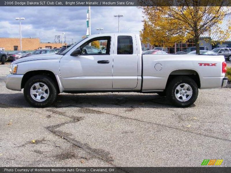 Bright Silver Metallic / Medium Slate Gray 2006 Dodge Dakota SLT Club Cab