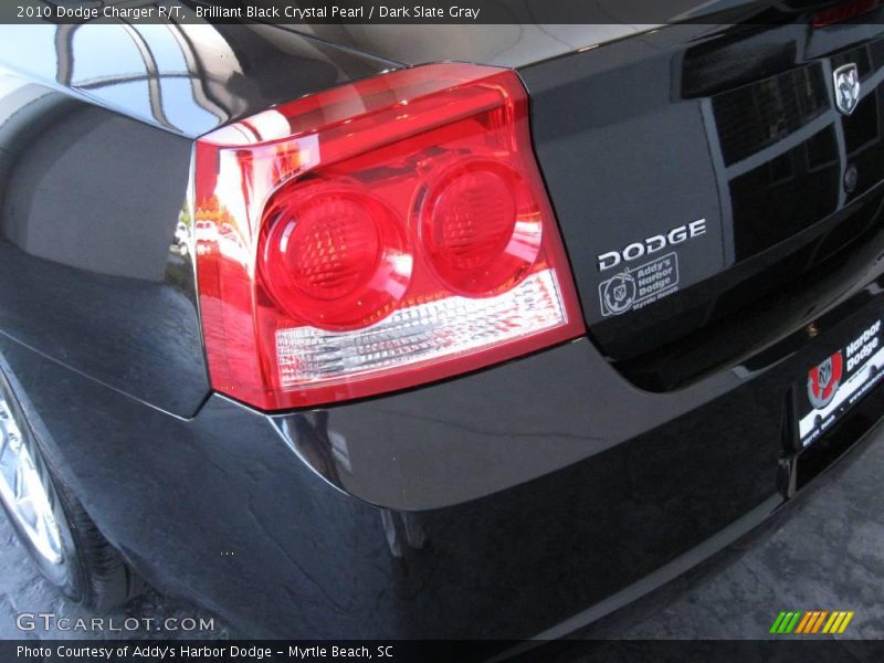 Brilliant Black Crystal Pearl / Dark Slate Gray 2010 Dodge Charger R/T