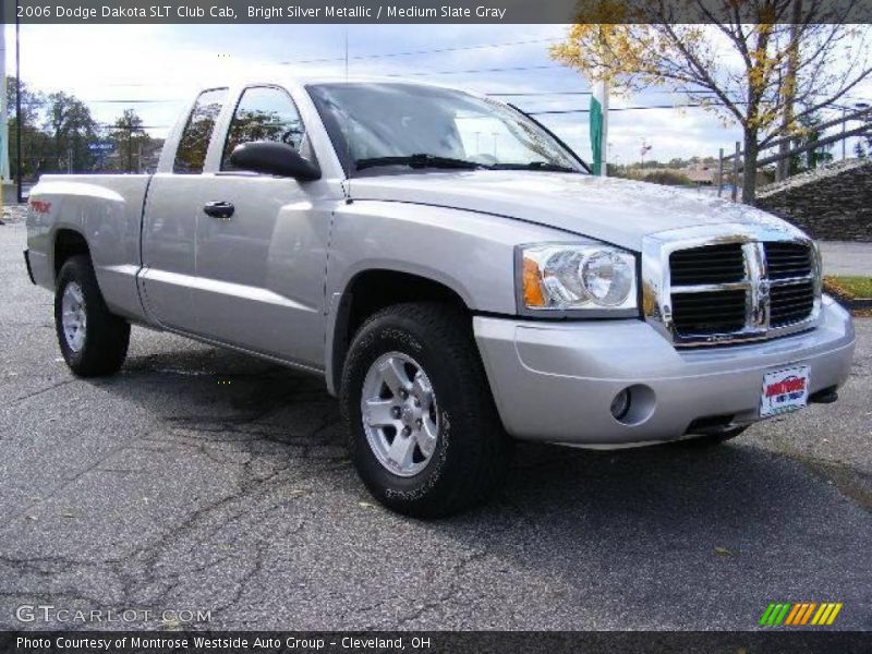 Bright Silver Metallic / Medium Slate Gray 2006 Dodge Dakota SLT Club Cab