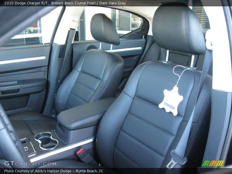 Brilliant Black Crystal Pearl / Dark Slate Gray 2010 Dodge Charger R/T