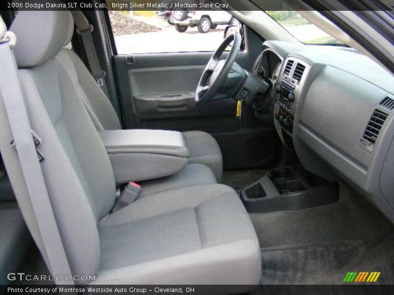 Bright Silver Metallic / Medium Slate Gray 2006 Dodge Dakota SLT Club Cab