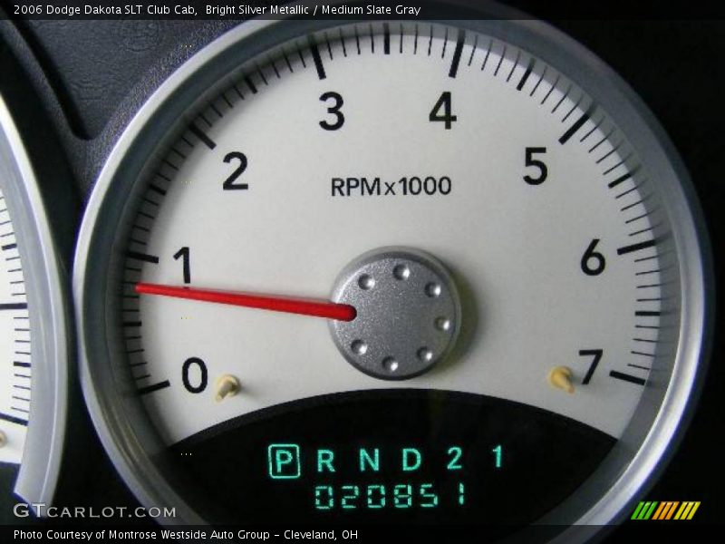 Bright Silver Metallic / Medium Slate Gray 2006 Dodge Dakota SLT Club Cab