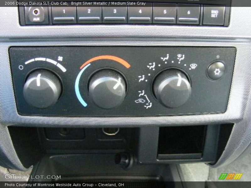 Bright Silver Metallic / Medium Slate Gray 2006 Dodge Dakota SLT Club Cab