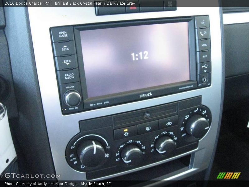 Brilliant Black Crystal Pearl / Dark Slate Gray 2010 Dodge Charger R/T