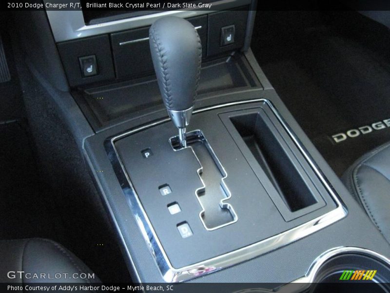 Brilliant Black Crystal Pearl / Dark Slate Gray 2010 Dodge Charger R/T